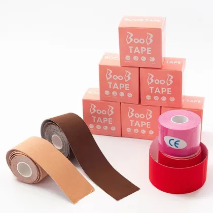 Sweatproof Boob Tape - Plus Size Boob Adhesive Breast Lift Strapless Boob Tape with Box