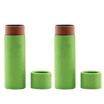 Compostable custom paper tube essential oil packaging