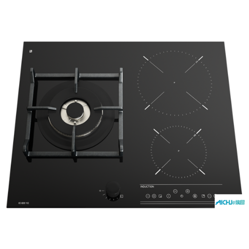 Gas On Glass Induction Hob On 60 cm