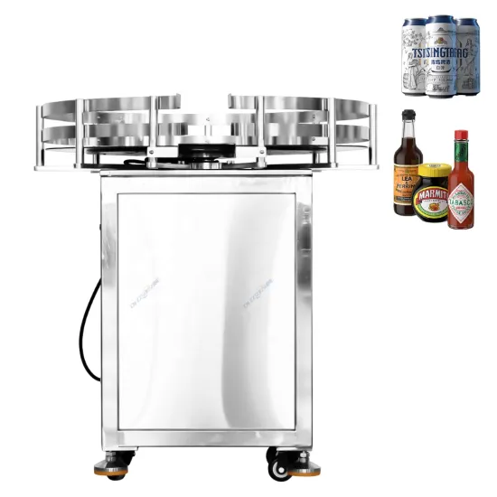 Automatic Rotary Sorter for Glass Bottles and Plastic Jars - Bottle Unscrambling Machine Price