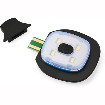 مصابيح أمامية LED قابلة لإعادة الشحن USB: مصباح قبعة خالية من اليدين لإضاءة مريحة