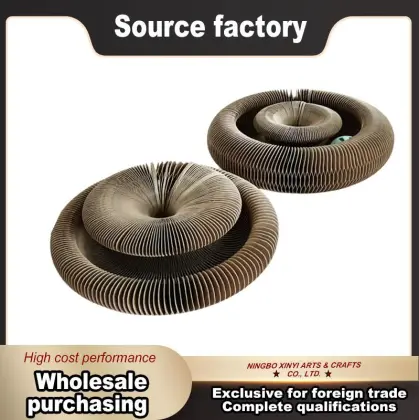 Donut Nest Corrugated Cat Scratch Board