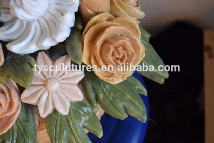 Factory design garden decoration custom plant pot stone little flower pot