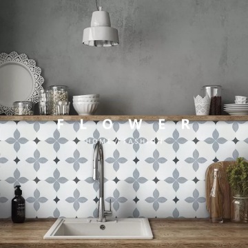 Anti-Skid Porcelain Moroccan Flower Tiles 200x200mm for Bathroom and Kitchen