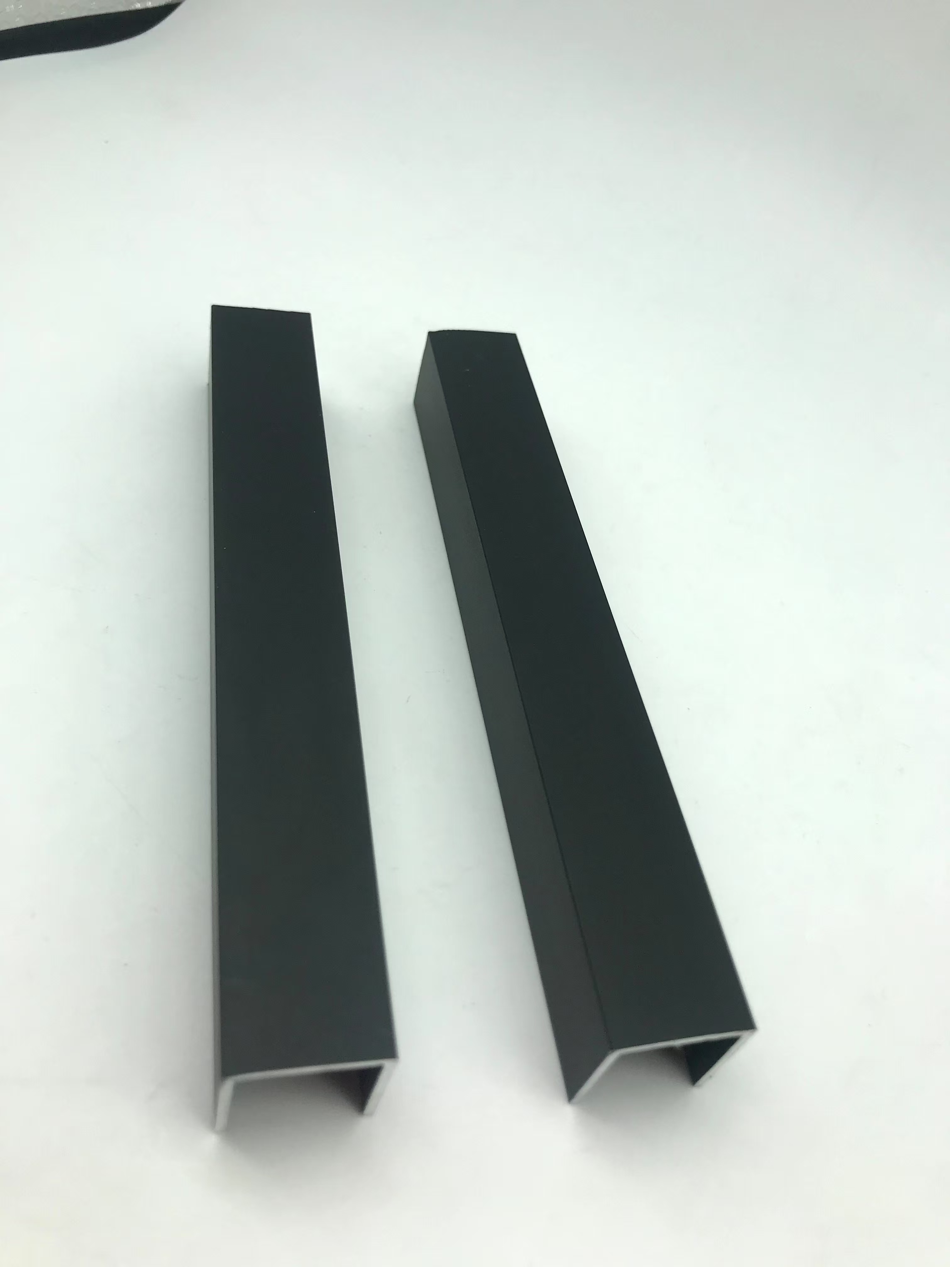 Aluminum alloy black anodized profies