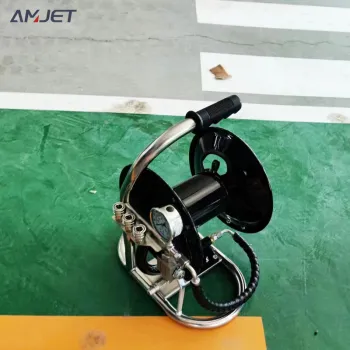5000 PSI Stainless Steel 100 Meter 50 Ft 3/8 Pressure Washer Hose Water Hose Reel