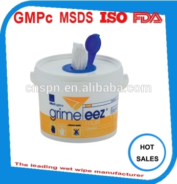 Private label OEM Industrial alcohol wet wipes