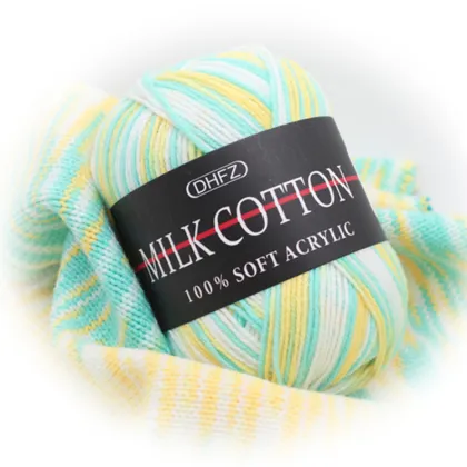 Factory Supplying thick knitting yarn thick cotton crochet yarn sweater yarn prices