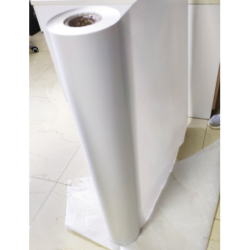 PVC blanco opaco PVC blanco para papel de pared