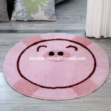 Ployester Round Rug/Round Carpet Polyester Printed Area Rug