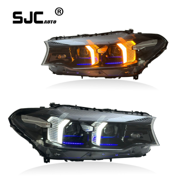SJC Led Laser Headlight for BMW G30 2018-2020 Update Dynamic Headlight Front Head Lamp for BMW G30 G38