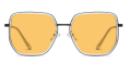 Quadratische unisex coole Sonnenbrille