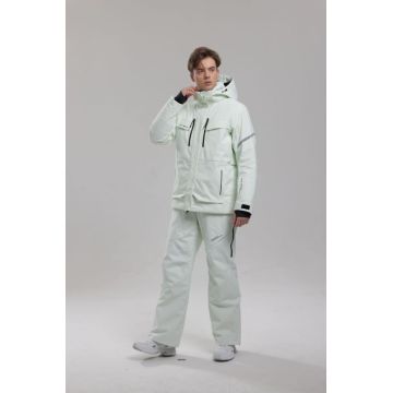 Chaqueta de snowboard para hombres capa de nieve impermeable