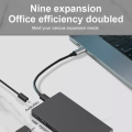 Dokovací stanice notebooku s dvojitým USB typem-C USB C