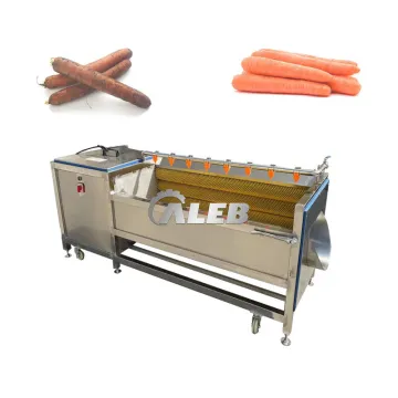 High Efficiency Cassava, Potato, Brush Cleaning, Washing Machine & Pork, Seafood Cleaning Equipment