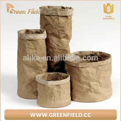 Decor collection brown unique storage paper bag,storage paper bag