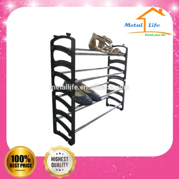 Multilayer stackable easy to assemble homemade shoe rack