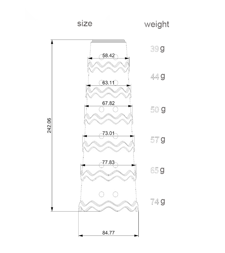 silicone stacking toy MFZ-G030