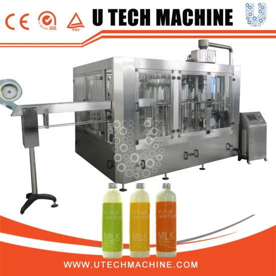 Automatic 3 in1 juice hot filling machine