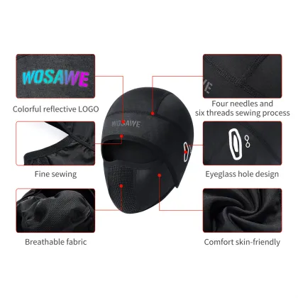 Unisex Summer Ice Silk Breathable Face Cover for Helmet and Ski Mask