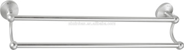 elegant design wall fitting bathroom aluminum double towel rail