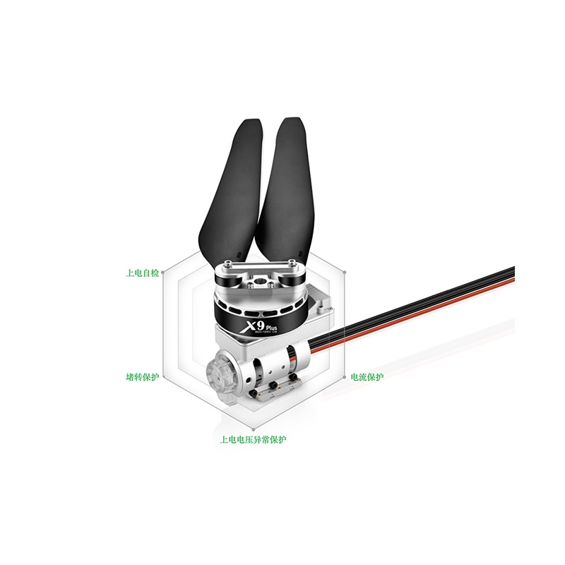 Hobbywing x9 Plus Système d'alimentation moteur avec 36190 36 pouces d'hélice