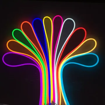 DIVATLA Waterproof Silicone Rope Lamp - Bendable LED Neon Strip Lights