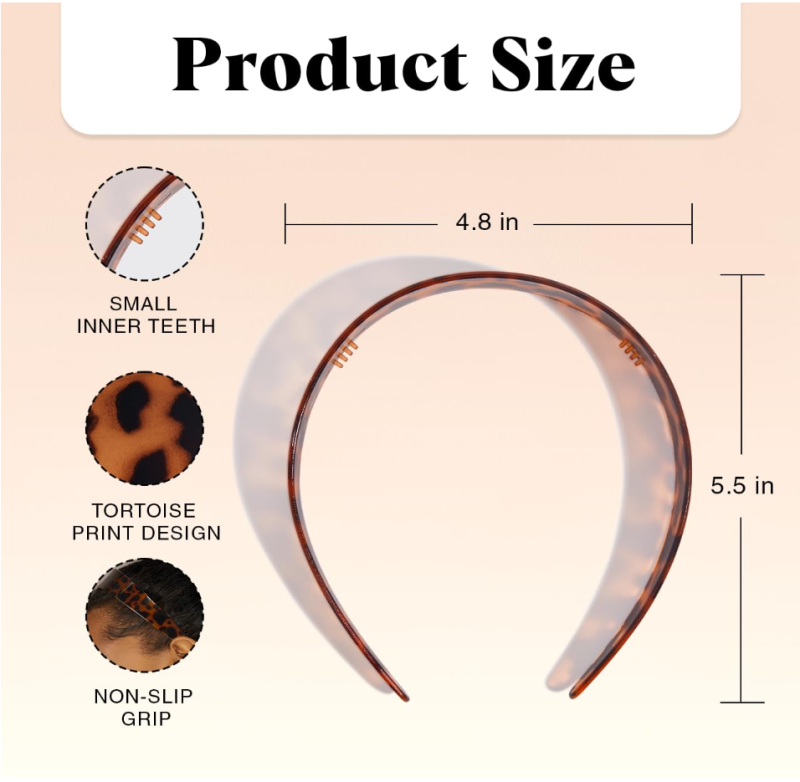 Adjustable Toothed Hairband for Daily Use