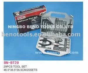 OEM beno tools factory 29pcs homeowner's tooling set cheap price have CERTIFICATION best quality tooling