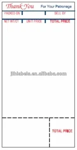 printing scale label for Hobart SP-80 / SP-1500, 2.25" x 4.5",Safe handling, 500 labels /roll