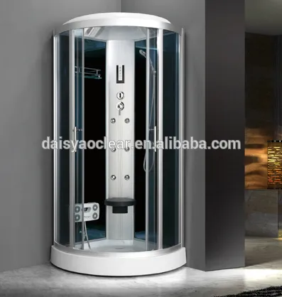 Complete shower room with computer panel, wet steam shower room.