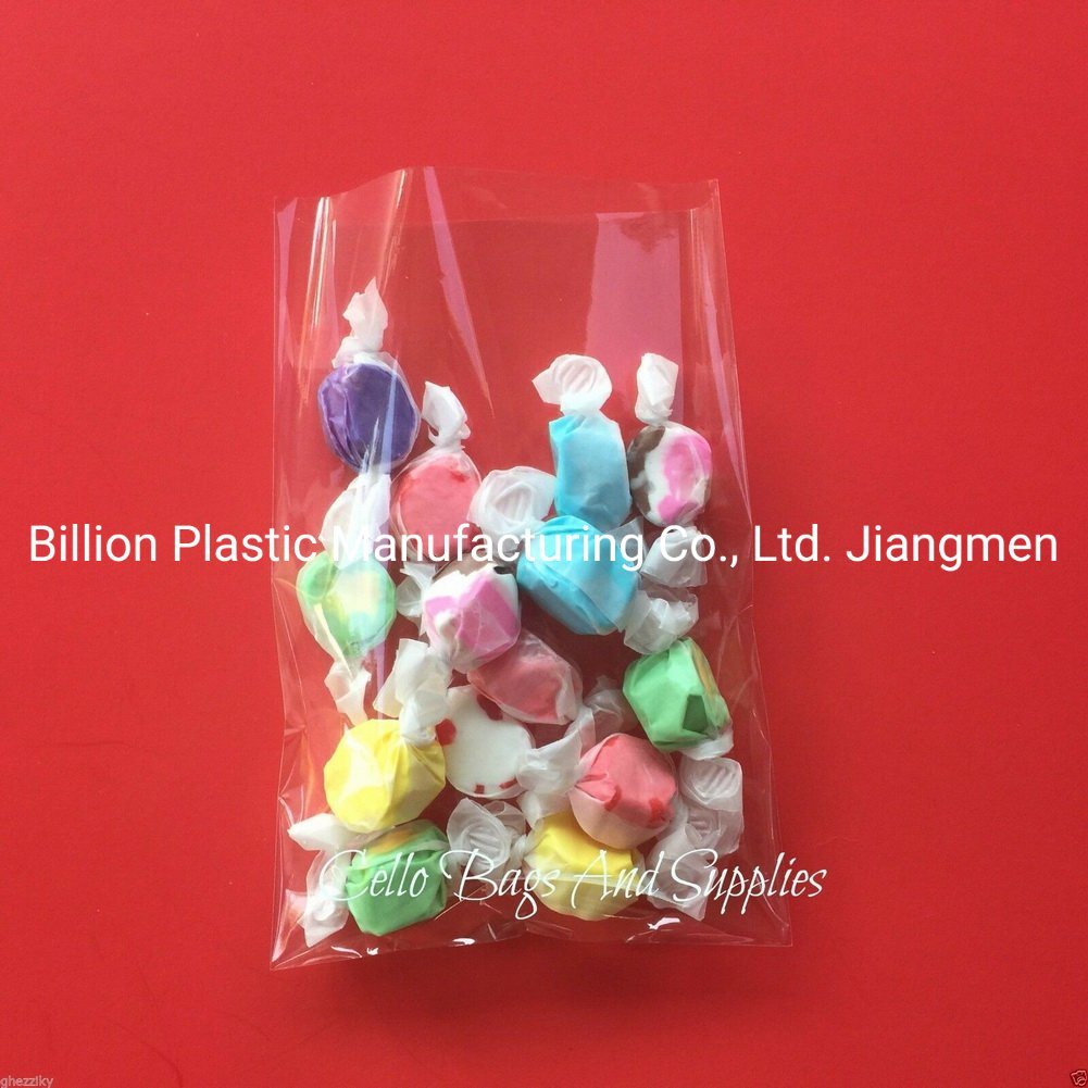 Self Seal LLDPE Clear Plastic Poly Food Packaging Bag