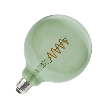 Green LED Filament G125 Vintage Light Bulb: The Perfect Choice for Eco-Friendly Lighting