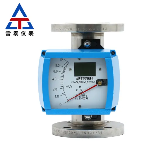 Anti corrosion metal tube rotameter