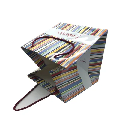 Glossy Lamination Private Label Coated Paper Bag