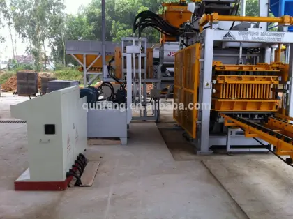 QFT8-15 hydraform concrete block brick making machine