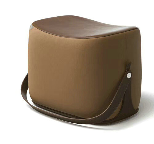 leather fancy ottoman stool leather fancy ottoman stool