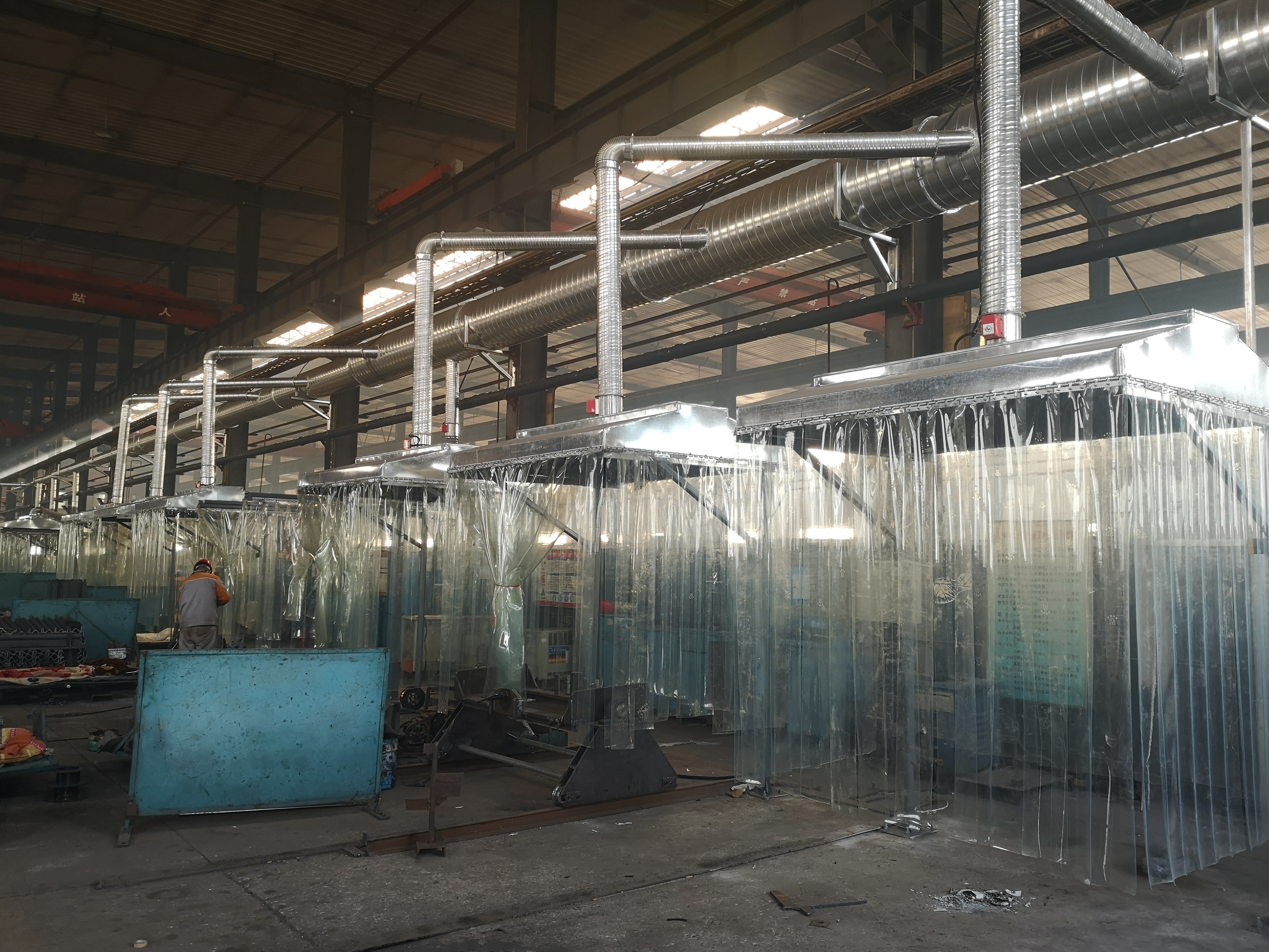 central welding fume extraction system