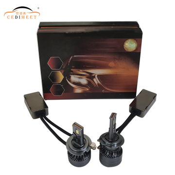 المصابيح الأمامية المخصصة لسيارات Super Bright LED XM60-H7 30W 2700LM H7 لمبة LED