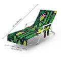 Multi-Functional Lazy Lounger Beach Towel Lazy Beach Lounge Chair Cover Towel Bag Sun Lounger Mate Holiday Garden