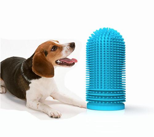 Spazzolino da denti da denti da denti da denti da cane in silicone all&#39;ingrosso