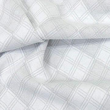 Wicking Diamond Jacquard Pique Fabric, Made of 75% Poly and 25% Bamboo Charcoal