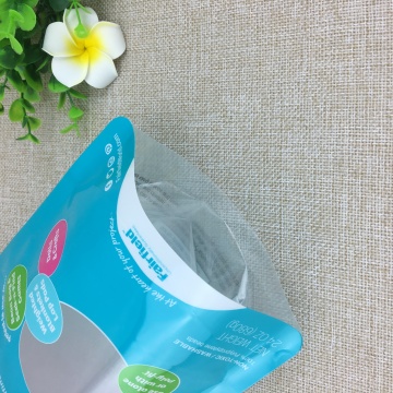 PET type nozzle transparent stand up packaging sachets