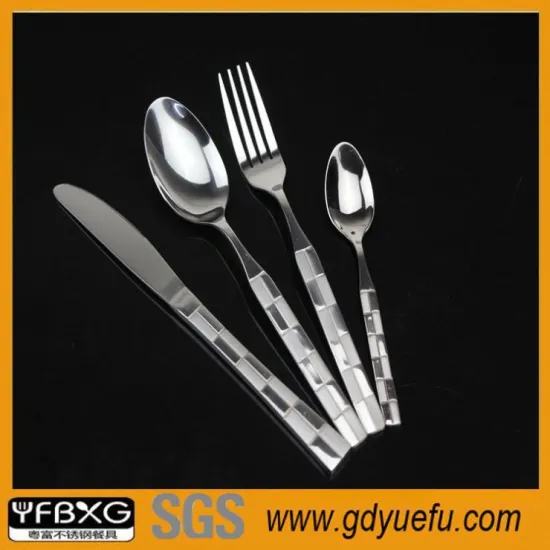Reasonable price black plastic handle tableware set germany dinnerware sets porcelain