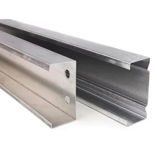 Customized Galvanized Steel C-Channel: Galvanized, Cold Rolled, and C-Shaped Metal Profiles