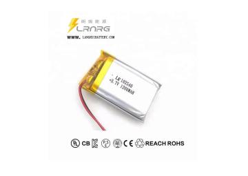 3.7V102540 1100MAH रिचार्जेबल लिथियम आयनबेट्री