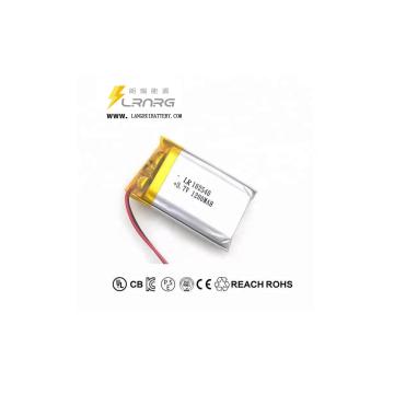 3.7v102540 1100mah Rechargeable Lithium IonBattery