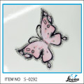 Venta al por mayor Iron On Crystal Beaded Butterfly Rhinestone patch