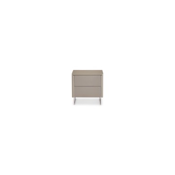Drawer Nightstand Bedside Tables Modern Luxury Rice White