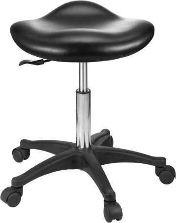 Modern tool stool with swivel cushion beauty chair